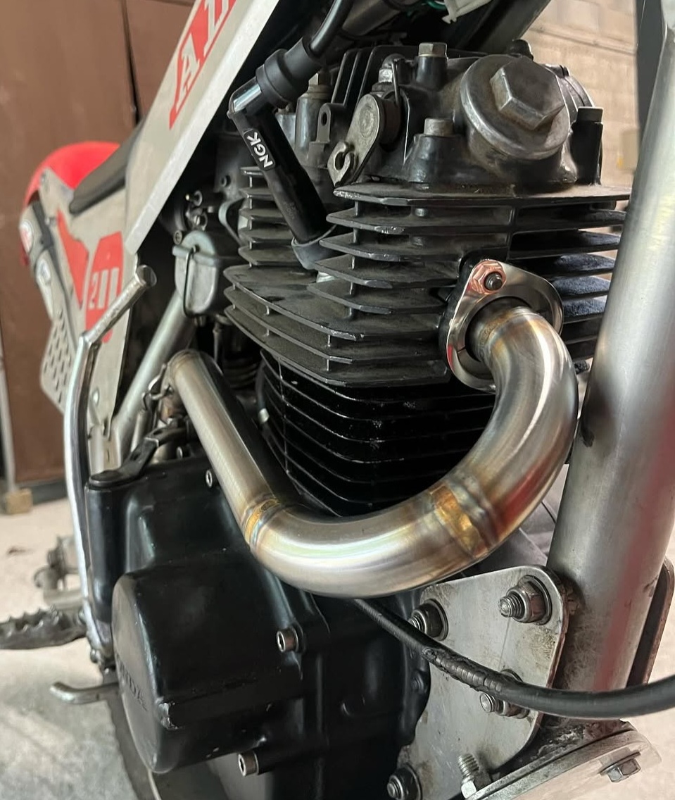 échappement moto trial
